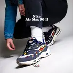 NIKE 休閒鞋 AIR MAX 96 II 運動 男女鞋 經典 氣墊舒適 單寧材質 質感 情侶款 藍 紅 DJ6742400