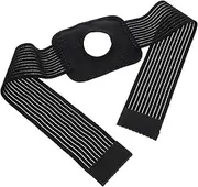 GANAZONO Ankle Ice Pack Fixing Strap Physiotherapy Supply for Sprains Injuries Lightweight Portable Ice Bag Holder Black Fixation Belt for Muscle Relief