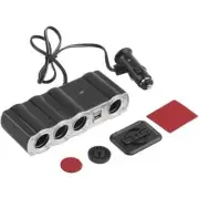 Car Charger Adapter Car 4-Slot Cigarette Lighter Distributor USB