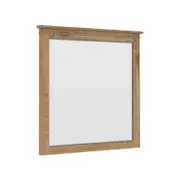 Jade Dresser Mirror Vanity Dressing Table Solid Wood Frame - Natural