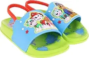 [PAW PATROL] Boy's and Girl's Mismatch Slide Sandal,Chase,Marshall,Skye Everest,with BackStrap,Toddler Size 6 to 11