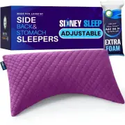 Sidney Sleep Pillow for Side and Back Sleepers - Comfort for Neck and Shoulde...