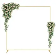 Gold Square Backdrop Stand | Wedding Balloon Arch Stand Metal Arch Stand gold