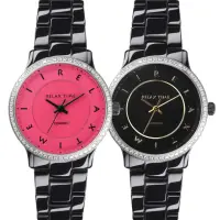 在飛比找momo購物網優惠-【Relax Time】晶鑽時尚陶瓷錶(2色可選)