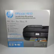 HP OfficeJet 4650 AIO All-in-One Wireless Printer Black F1J03A Brand New Sealed