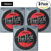 3-PACK D'Addario EJ45FF Carbon Classical Guitar Strings Normal Tension