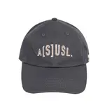 A[S]USL OUTLINE LOGO DAD CAP-CHARCOAL