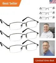 9509-HP Reading Glasses 1/3 PK, Men and Women
