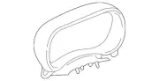 Genuine GM Jet Black Instrument Panel Cluster Trim Plate 84051762