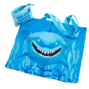 Loungefly Disney Pixar Finding Nemo Bruce Tote Bag & Coin Purse Set - New, With Tags
