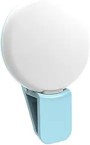 Mini Selfie Light for Phone, Portable 3 Brightness Level Adjustable Selfie Light, Clip L Rechargeable USB Cell Phone on