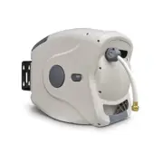 100' Wall Mount Auto Retractable 5/8" Water Hose Reel Yard Garden Pool Storage