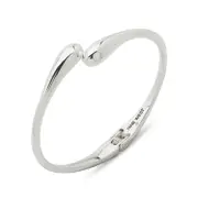 HINGED CUFF BANGLE SILVER | Nine West