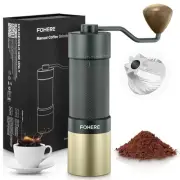 Manual Coffee Grinder, Stainless Steel Conical Burr Coffee Grinder, Digitally...