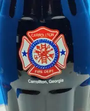 1992 Carrollton Georgia Fire Department Coca-Cola Commemorative Bottle 8oz