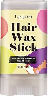 Hair Stick Wax, Hair Molding Styling Wax Stick, Portable Non-Greasy Hair Pomade Wax, Perfect for Straight Hair, Flyaways, Edges, Curly Hair, and Frizz Hair, Sculpt Your Hairstyle with Precision