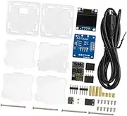 WeiLaiKeQi DIY Digital Clock Kit ESP8266 Mini Weather Clock for Indoor Study Room Cafes