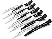 AIMIKE Hair Clips, 12 Pack Hair Clips for Styling and Sectioning, Non Slip Hair Clips with Silicone Band, No -Trace Hair Clips for Thick and Thin Hair - Professional Salon Hair Clips