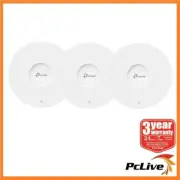 TP-Link EAP673 3 Pack AX5400 Wireless Ceiling Mount Access Point WiFi6 2.5G PoE+