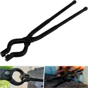 17 Inch V-Bit Bolt Blacksmith Tongs Wolf Jaw Tongs Bladesmith Anvil Forge Tongs