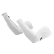 Skins Series-1 Unisex Compression Arm Sleeves - White - M