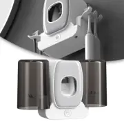 Automatic Toothpaste Dispenser Squeezer Holder Wall Mounted Without Drilling ABS