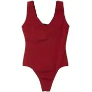 Bloch 273588 Classic V-Front Leotard Merlot MD (US Women's 10)
