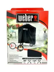 Weber Q 7113 Grill Cover Premium Full Length For Q1000 & Q2000 Series Grills