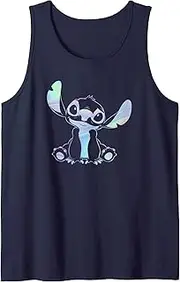 [Disney] Lilo & Stitch Hologram Neon Stitch Tank Top