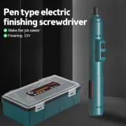 USB Rechargeable Mini Cordless Electric Screwdriver with Bits Set Tool Drill Kit