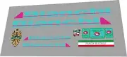 1990’s Bianchi Columbus Formula Two Decal Set