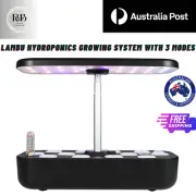 Hydroponic indoor growing system germination kit 12 pots LED lights