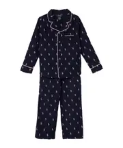 Full body logo pajamas two-piece pyjamas 8Y,6Y,5Y,4Y,14Y,12Y,10Y Blue and pink