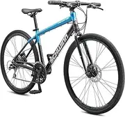 Schwinn Volare Hybrid Sports Road Bike, Men and Women, Aluminum Frames, 700c Wheels, Flat and Drop Handle Bar Options, Multiple Speed Drivetrains