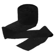 Black Ribbon Crinkle Chiffon, 1 1/2 Inch Handmade Tulle Fabric