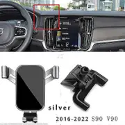 Wwxx Lhd Car Phone Holder For Volvo S60 V60 S90 V90 Xc40 Xc60 Xc90 Bracket Gps Stand Rotatable Support Mobile XH 2016 to 2022 S90 V902