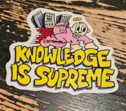 Supreme Knowledge is Supreme Sticker SS22 + FREE SURPRISE