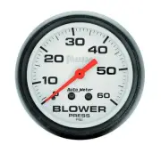 Autometer 5802 Phantom Boost Gauge, 2-5/8", 60 PSI, Mechanical