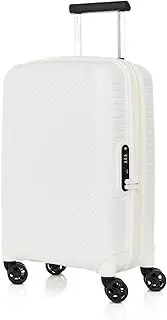 [Nere] Bondi Cabin Suitcase, Lightweight Hard Shell, Spinner Wheels, Adjustable Handle, Carry On Luggage Approved by easyjet, Ryanair & British Airways, Oat Milk, Oatmilk, Cabin Suitcase
