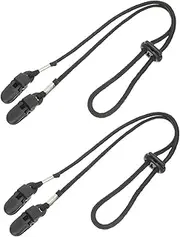 2Pcs Adjustable Windproof Hat Strap Clips Durable Lost Retainers for Outdoor Activities Comfortable Fit for Fishing Hiking and Sports