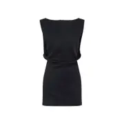 [Khaite] Khaite-Black Acetate Toma Dress-Donna 2 US