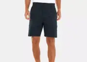 NEW Size 38 Nike Golf Chino Flat Front Shorts Men's Black UPF40 DA4142-010
