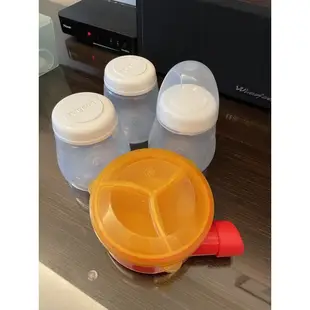 嬰兒可旋轉式奶粉盒（送三個貝親母奶保存盒）