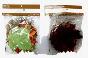 Wood Leaf Garland Kits Set of 2 Each is 6' New