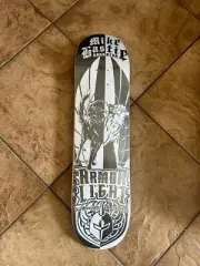 Mike Hastie Twin Wolves Armor Darkstar Pro Model Skateboard Deck 8.0
