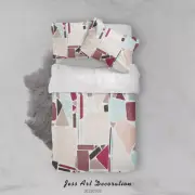 3D Geometry Graphics Quilt Cover Set Bedding Sets Pillowcases Queen