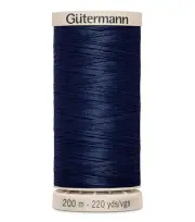 Gutermann Quilting Thread 220yd-Navy 201Q-5322