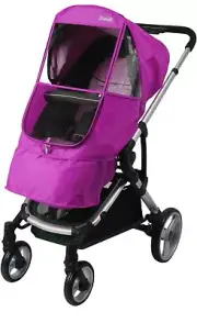 Manito Elegance Beta Stroller Weather Shield/Rain Cover - Purple