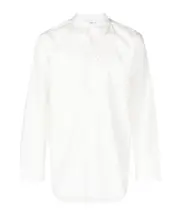 Button-down long-sleeved shirt S,L White