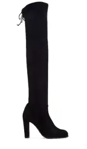 Stuart Weitzman Black over the knee high boots 10M